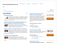 Tablet Screenshot of environmentallawschools.org